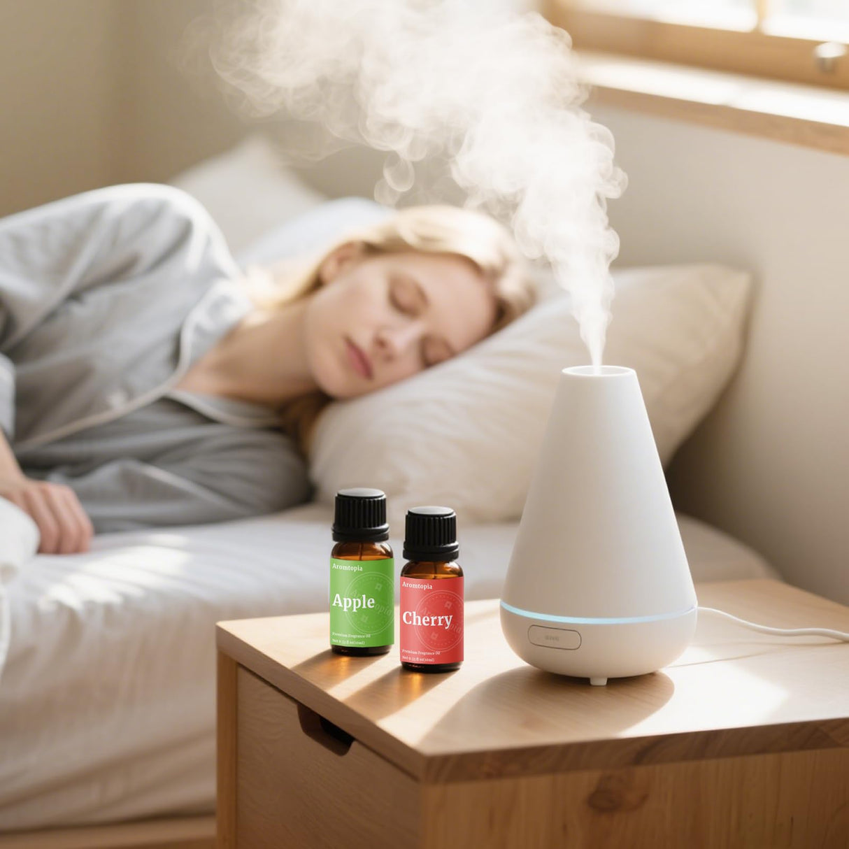 Fruit Fragrance Oils, 6x10ml Summer Essential Diffuser Oils Set, Aromtopia Fruity Fragrance Oil for Candle Soap Making, Premium Home Diffusing Scents, Pineapple, Lemon, Cherry, Passion Fruit, Apple AROMTOPIA