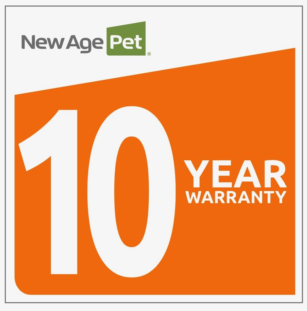 New Age Pet ECOFLEX X-Large Murphy Style Dog Bed with Memory Foam Cushion, Removable Cover, and Compact Fold-Away Design, Easy Assembly, Durable Wood Plastic Composite, Espresso Black New Age Pet