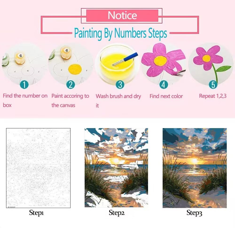 Animal Cats Paint by Numbers for Adults Beginner Wildlife Hold The Wine Bottle Oil Painting Kit on Canvas with Brushes Acrylic Pigment Tropical Monsterat Paintwork Home Decor 16x20In (Frameless) Tucocoo