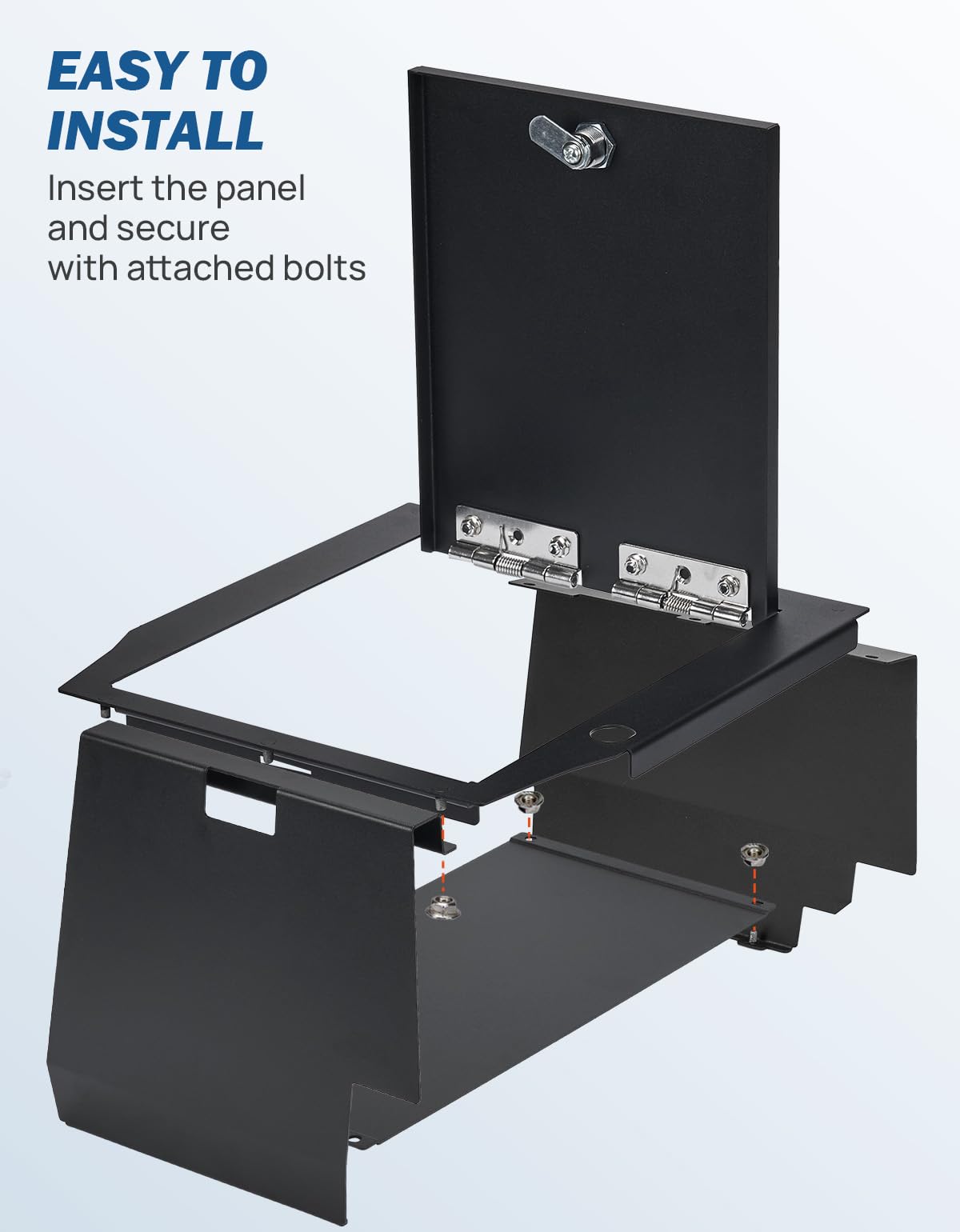 JOYTUTUS Center Console Safe Lock Box Compatible with 2021-2025 F150 Center Console Gun Safe Armrest Lockbox with 3 Digit Combo Code Lock F150 Accessories JOYTUTUS