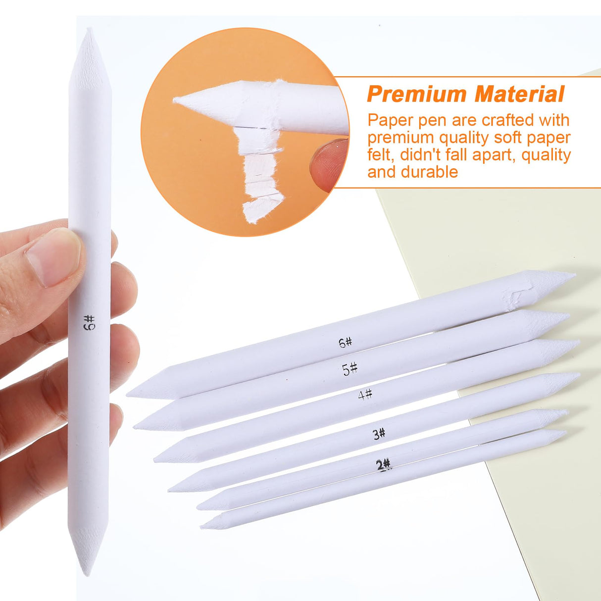 30pcs Blending Stumps for Drawing Sketch Drawing Tools with Blending Sponge Pens Sandpaper Pencil Sharpener Blending Sticks for Beginner Drawing Art Blenders Charcoal Sketch Drawing HaiFafafaing