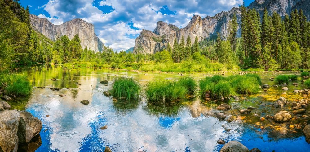 CASTORLAND 4000 Piece Jigsaw Puzzles, Yosemite Valley, USA, Landscape Puzzle, National Park, Adult Puzzle, Castorland C-400362-2 Castorland