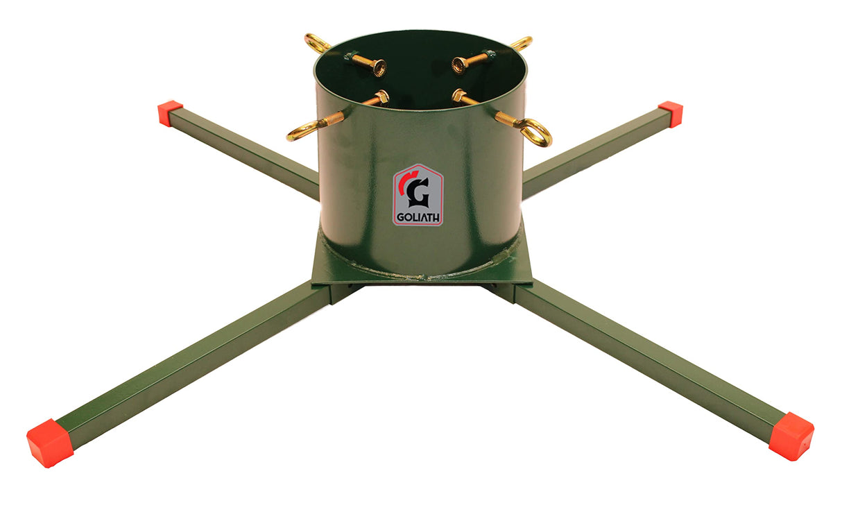 Goliath welded steel Christmas Tree Stand for Live Trees 8 to 16 Foot Goliath