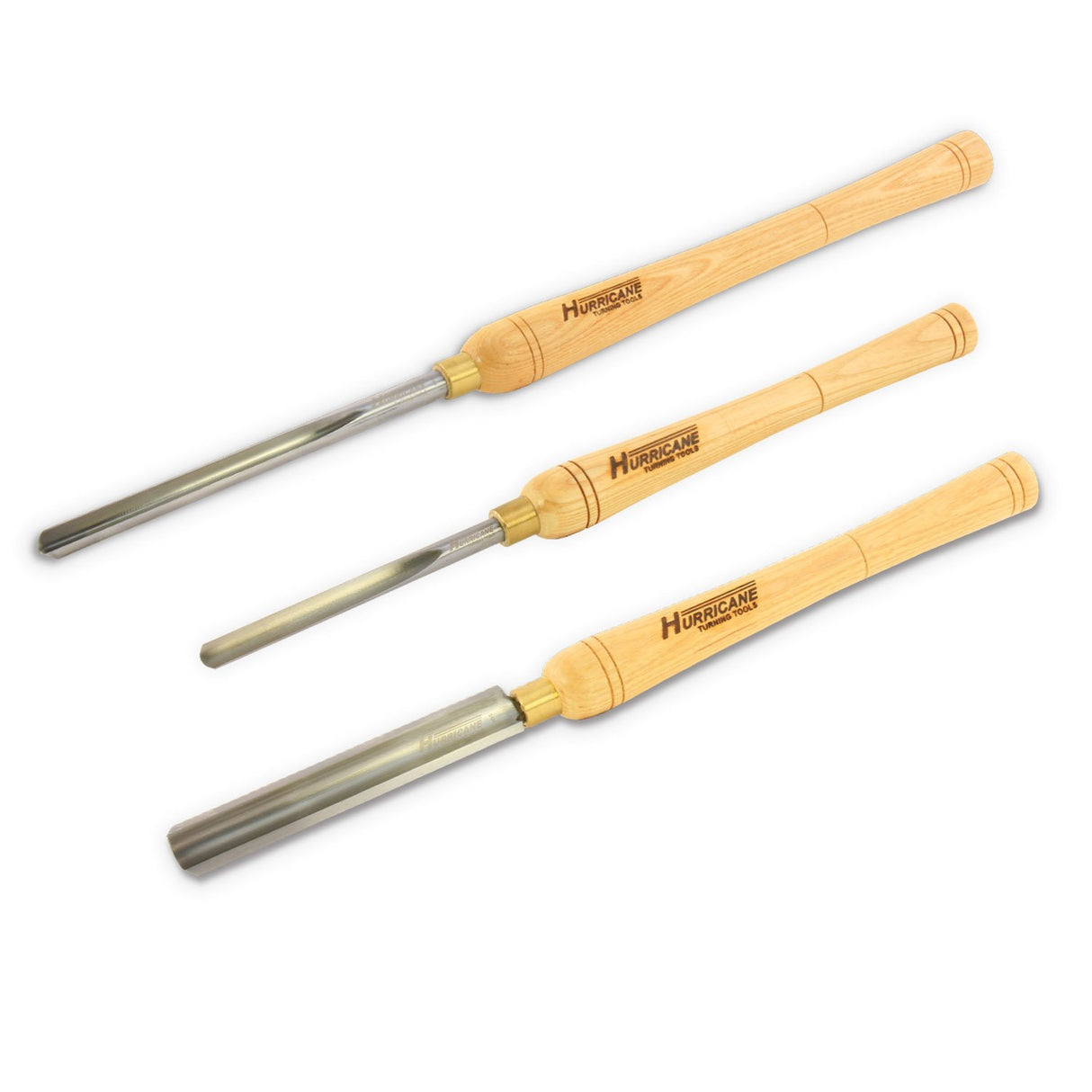 Hurricane Turning Tools, HSS, 8 Piece Starter Set, Standard Series Woodturning Tools Hurricane Turning Tools