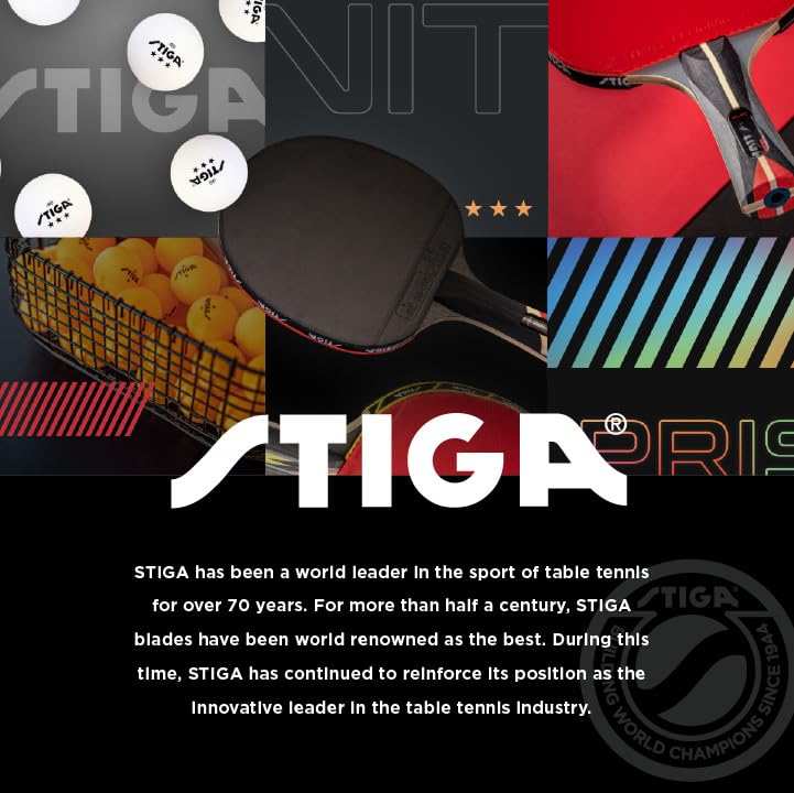 STIGA Carbon18 Table Tennis Table with Integrated Ball Storage Stiga