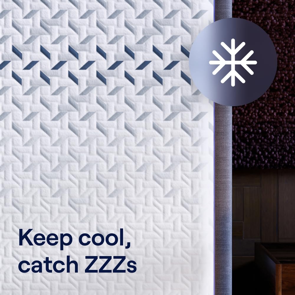 Nectar Luxe Hybrid 14” King Mattress - Medium Firm - Memory Foam & Innerspring Coils - Cooling Fibers - 3” Pressure Relief Layer - Mattress in a Box - 365-Night Trial & Forever Warranty Nectar