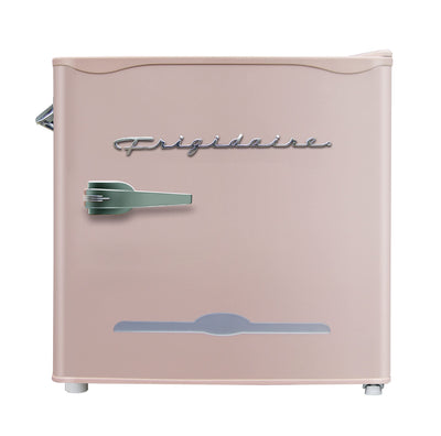 FRIGIDAIRE Coral EFR176- AMZ Retro Mini Refrigerator-Energy Saving-Adjustable Thermostat Control-Side Mounted Bottle Opener-Ideal for for Dorm, Office, RV, Garage, Apartment 1.6 Cubic Feet