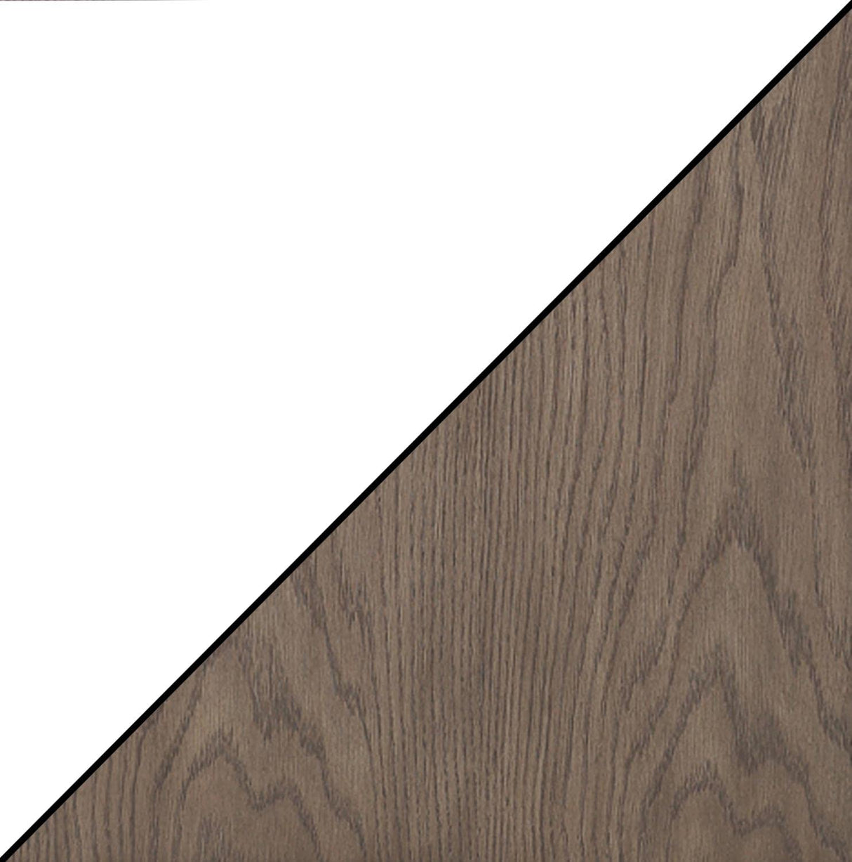 Convenience Concepts Oxford Console Table with Shelf, Driftwood/White Convenience Concepts