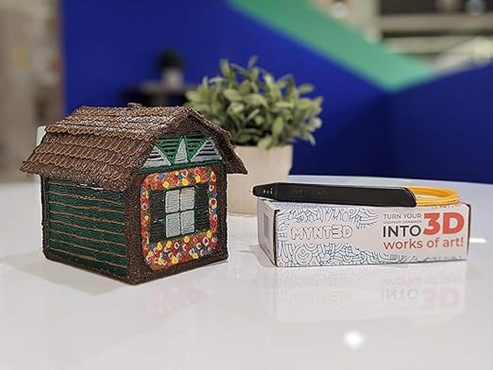 MYNT3D Super 3D Pen, 1.75mm ABS and PLA Compatible 3D Printing Pen MYNT3D