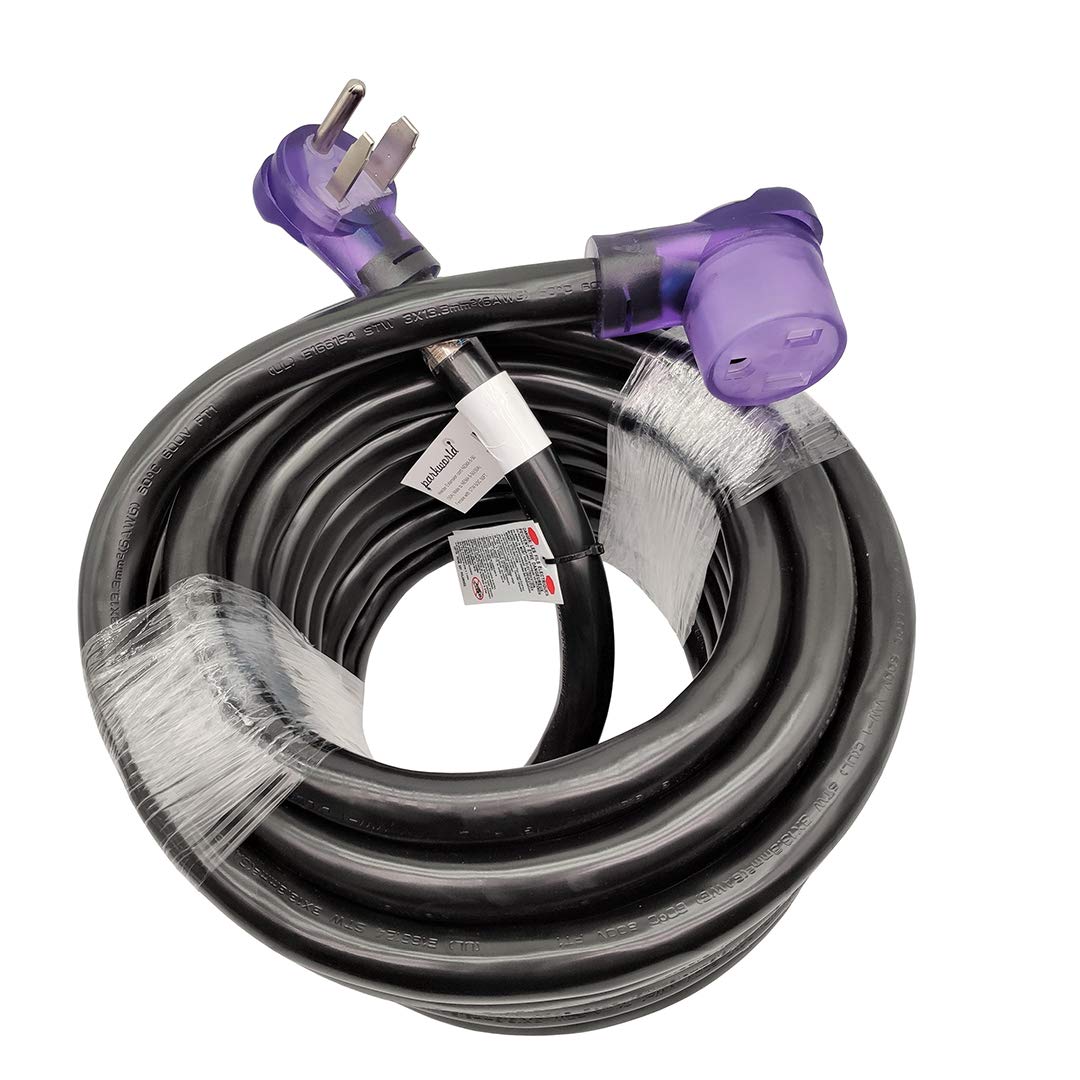 Parkworld 6AWG NEMA 6-50 Extension Cord 50 AMP, 250-Volt 6 Gauge Welder Extension Cord 50A 3-Prong 6-50P to 6-50R (100FT) Parkworld