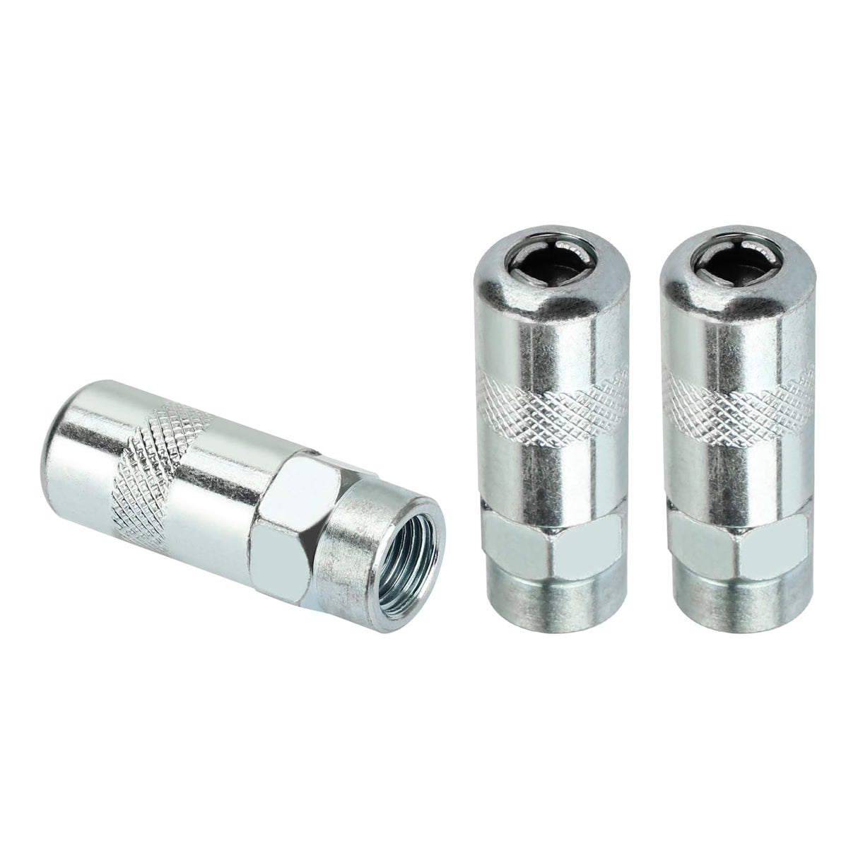 LEDBarz DCGG5701-3 Grease Gun Couplers(3 Pack) for DEWALT Grease Gun.Fits for DEWALT Grease Gun Hose,Pneumatic Grease Gun,Heavy Duty,1/8 Inch NPT,10,000 MAX PSI. LEDBarz