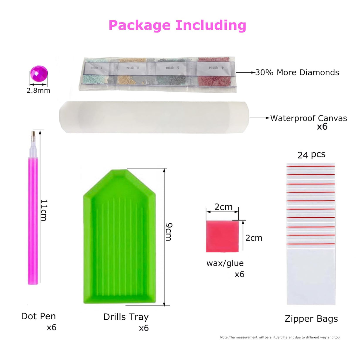 6 Pack Diamond Painting Kits for Adults Beginner, 5D Beach Diamond Art Sets, DIY Full Round Drill Sunrise Paint with Diamonds Gem Art Multi-Pack, Easy Adults Dot Gem Art for Wall Decor 12 x 16 Inch DIYDECORFUN