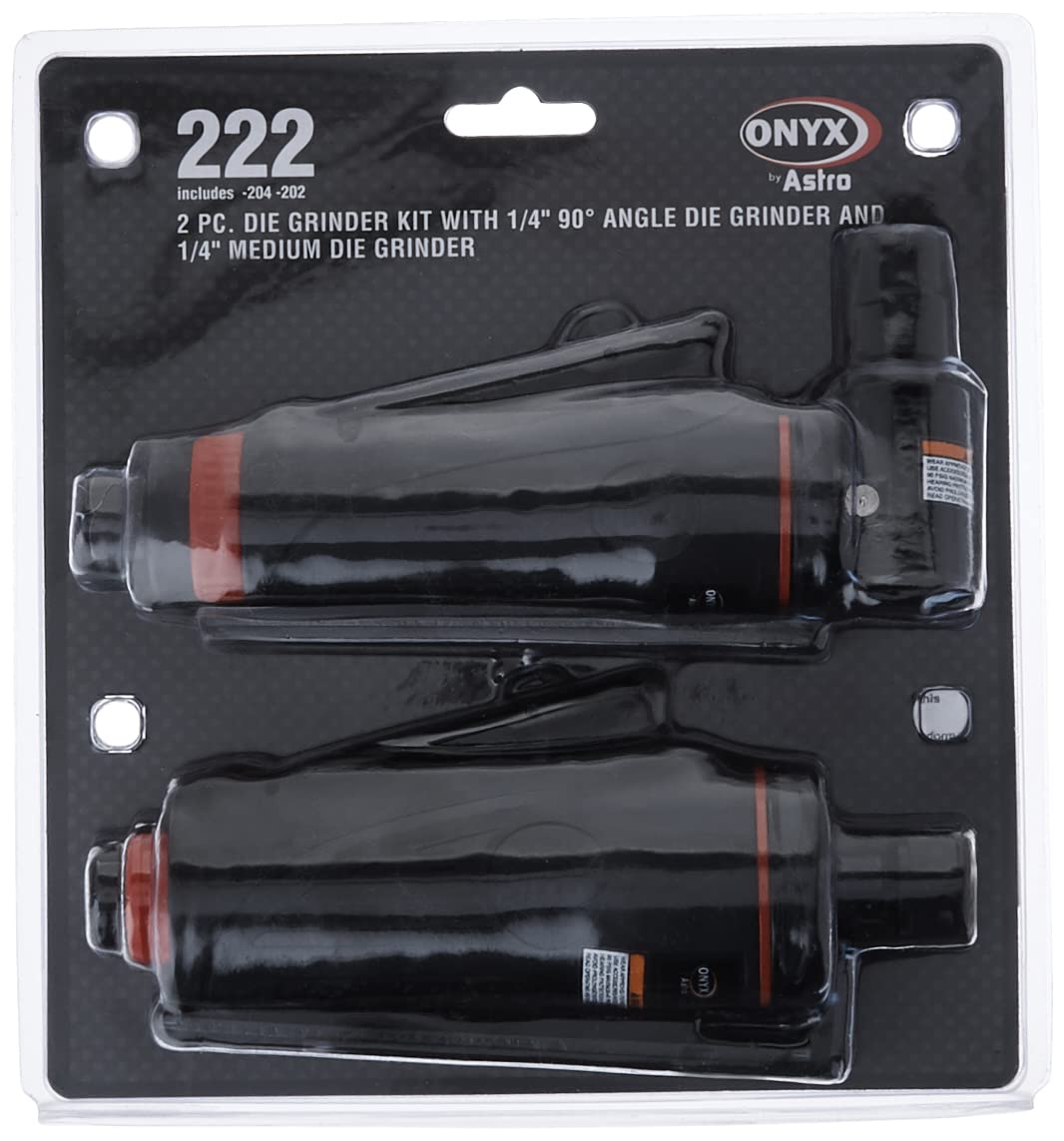 Astro 222 ONYX Die Grinder Kit, 2-Piece Astro Pneumatic Tool
