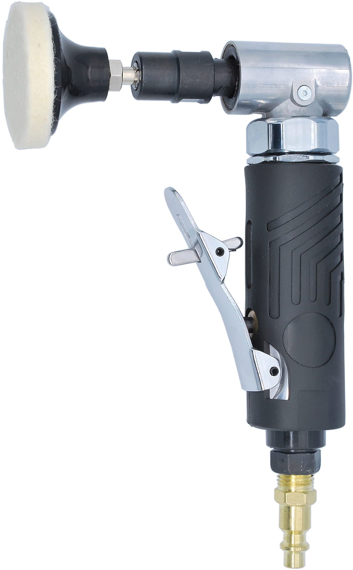 1/4 Inch Angle Air Die Grinder, Mini Angle Air Grinder With 9 Pcs 2 Inch Roll Lock Polishing and Sanding Discs For Air Die Grinder Kit Pneumatic Tools By BOWD BOWD