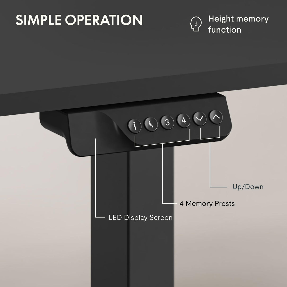 FLEXISPOT Electric Standing Desk 63 x 28 Inch Adjustable Height Desk Home Office Computer Workstation Sit Stand Desk, Black Top + Black Frame FLEXISPOT