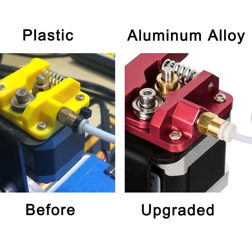 Aokin Upgraded Aluminum MK8 Extruder Drive Feed 3D Printer Extruders for Creality Ender 3/3 Pro/3 V2, Ender 5/5 Pro/5 Plus, CR-10/10S, CR-10 S4, CR-10 S5 Aokin