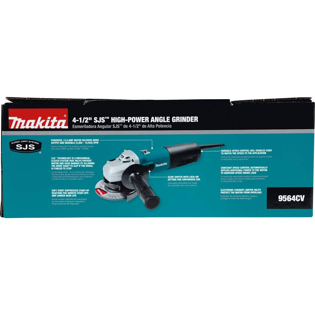 Makita 9564CV 4-1/2-Inch SJS™ High-Power Angle Grinder Makita