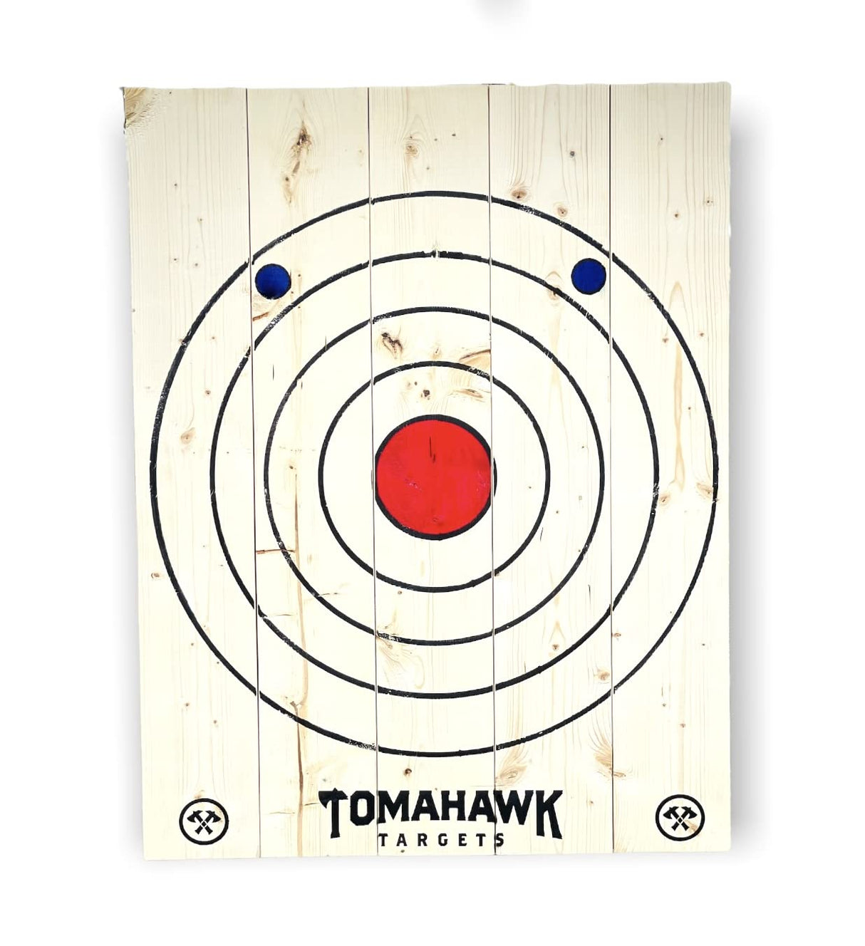 Tomahawk Targets - Large 4-Ring Hanging Axe Throwing Target Board and Knife Throwing Target Board WoodArtSupply