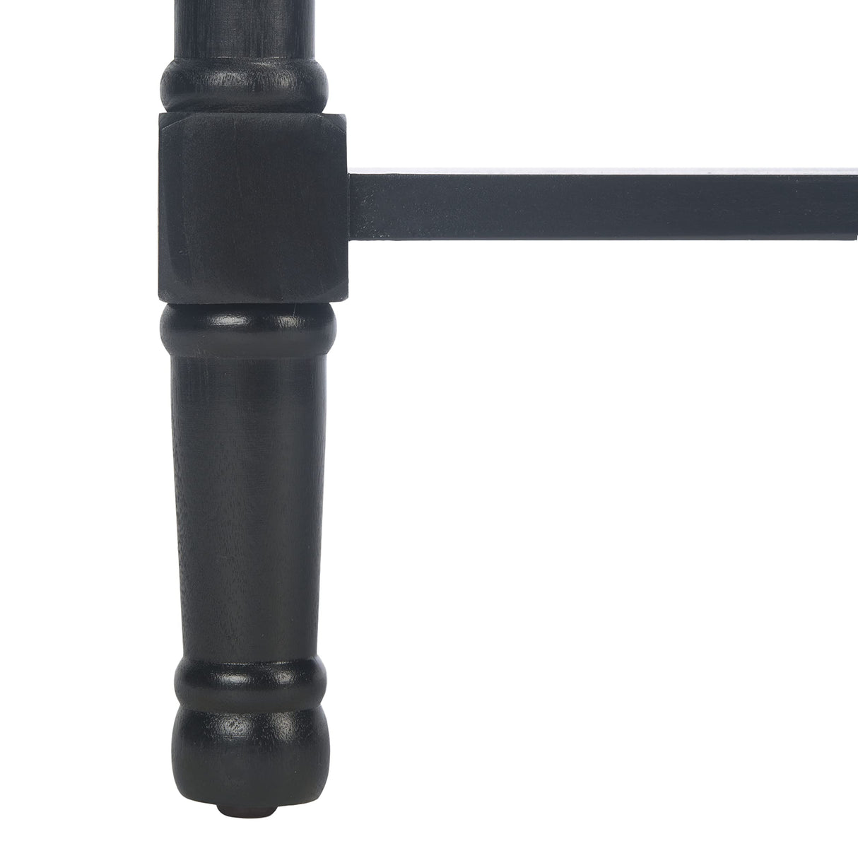 Safavieh Home Collection Allura Black 2-Drawer Bottom Shelf Console Table Safavieh