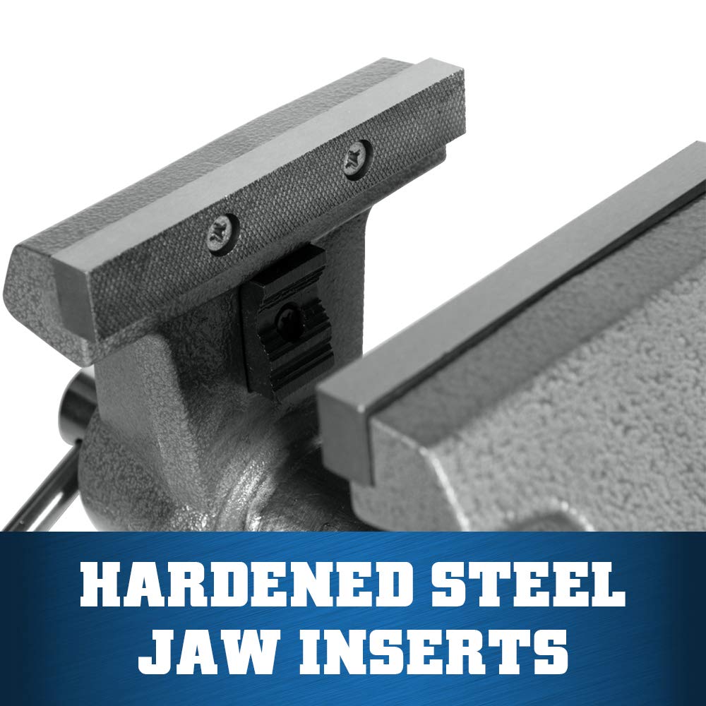 Wilton Mechanics Pro Bench Vise, 6-1/2" Jaw Width, 6" Jaw Opening, 4-3/8" Throat (Model 865M) Wilton