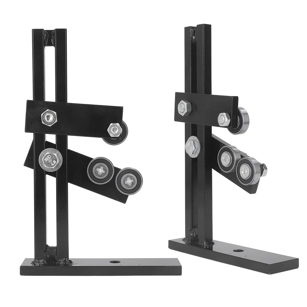 Wood Lathe Steady Rest, Woodworking Wood Lathe Tools and Accessories with 3 Fixing Wheels & Adjustable Wheel Position, L Shape Stable Lathe Tool Rest Wood Cast Iron Steady Rest Focket