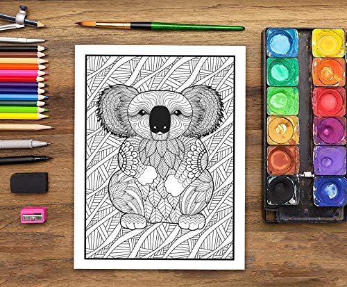Fantastic Animals: A Wild Adult Colouring Book Gray & Gold Publishing