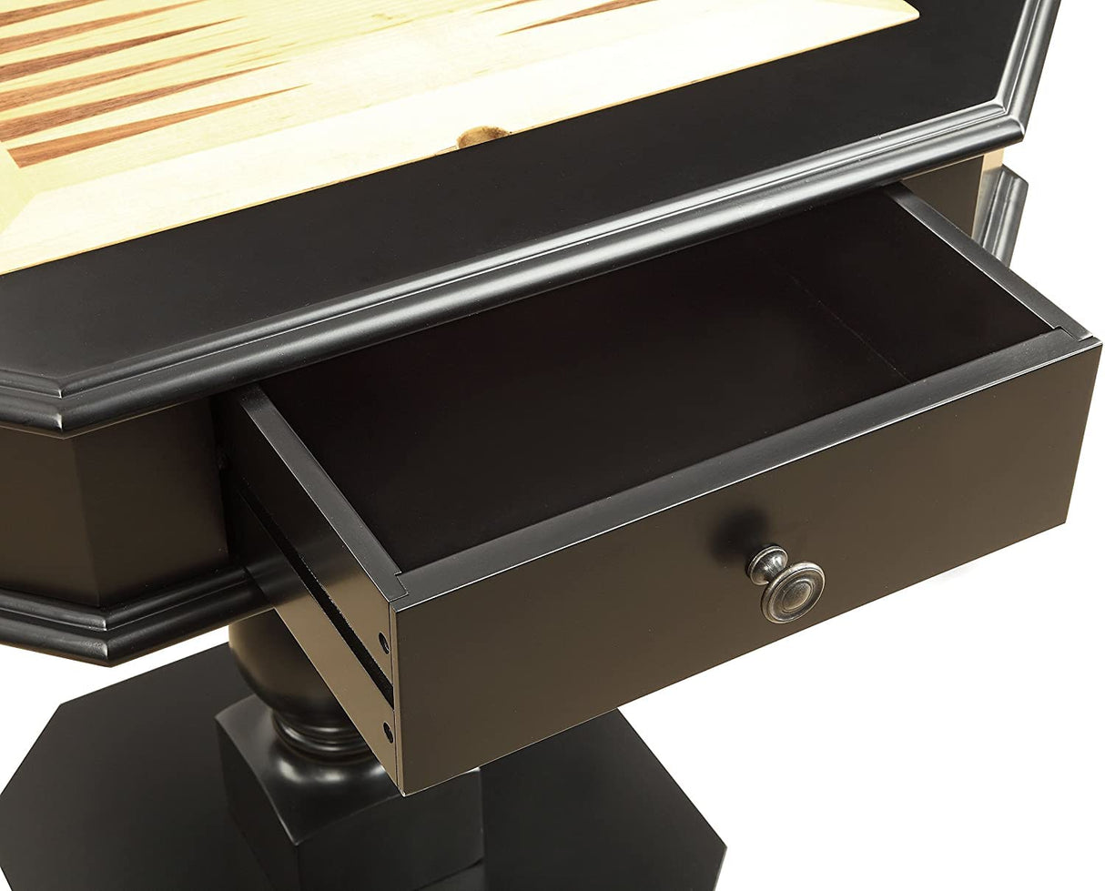 ACME Bishop Game Table in Black Acme