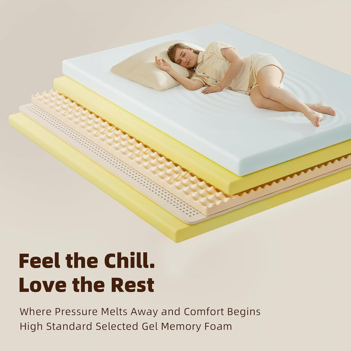 JDZ-YOVMEE Full Mattress 10 Inch Hybrid Mattress in a Box Memory Foam & Individual Pocket Spring Motion Isolation Edge Support Pressure Relief Medium Firmness Certified Foams & Fabric Fiberglass Free JDZ-YOVMEE