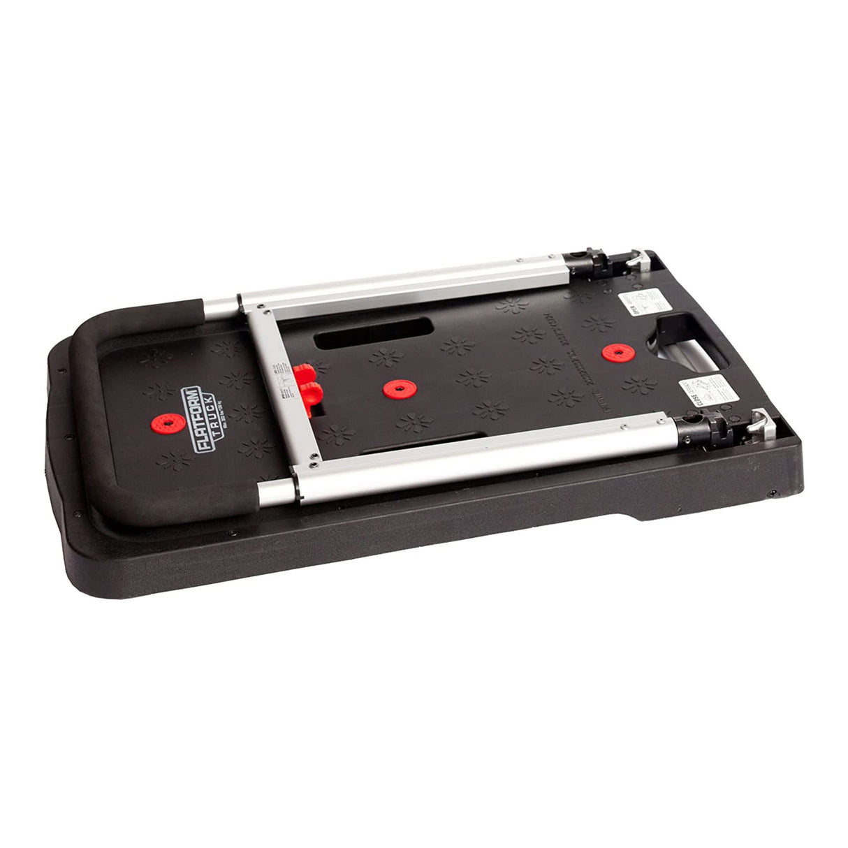 Magna Cart 4 Wheel Folding Platform Dolly Cart made from Heavy-Duty and Durable Aluminum with 300 Pounds Capacity, Lightweight, Silver Magna Cart