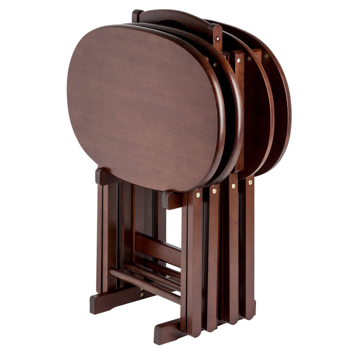 Winsome Nathan 5-PC Set Cappuccino Snack Table 23.7x15.83x25.51 Winsome