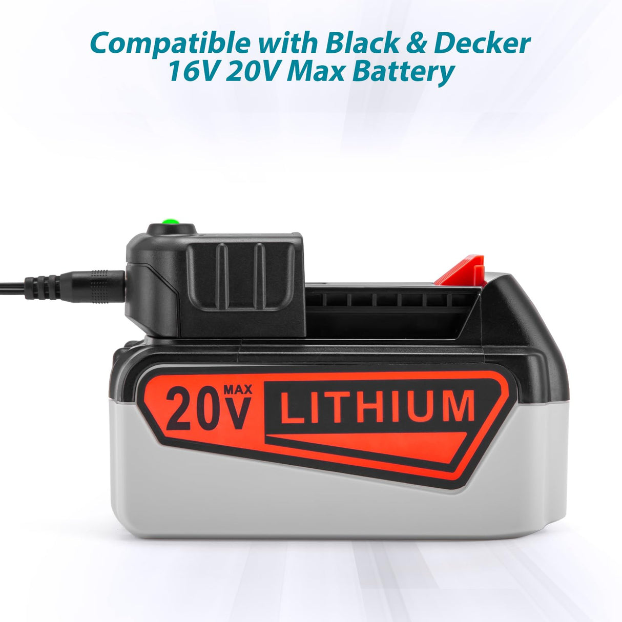 ORHFS 7.0Ah 20V Lithium Battery Compatible with Black+Decker 20Volt Max LBXR20 LB20 LBX20 LBXR2020 LBX4020 LB2X4020-OPE LBXR20-OPE Cordless Power Tools with 20v Battery Rapid Charger ORHFS