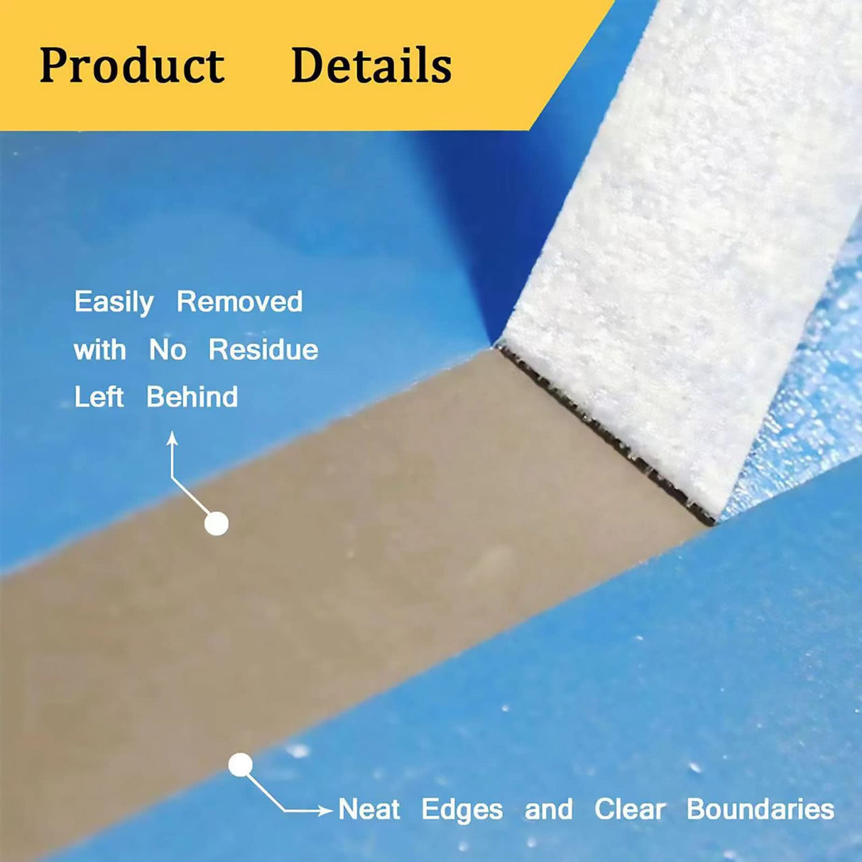 Lazybug studio Masking Tape 1 inch 12 Pack, Adhesive Painting Tape Bulk for General Purpose Use, 1 inch x 55 Yards x 12 Rolls, 660 Yards in Total Lazybug studio