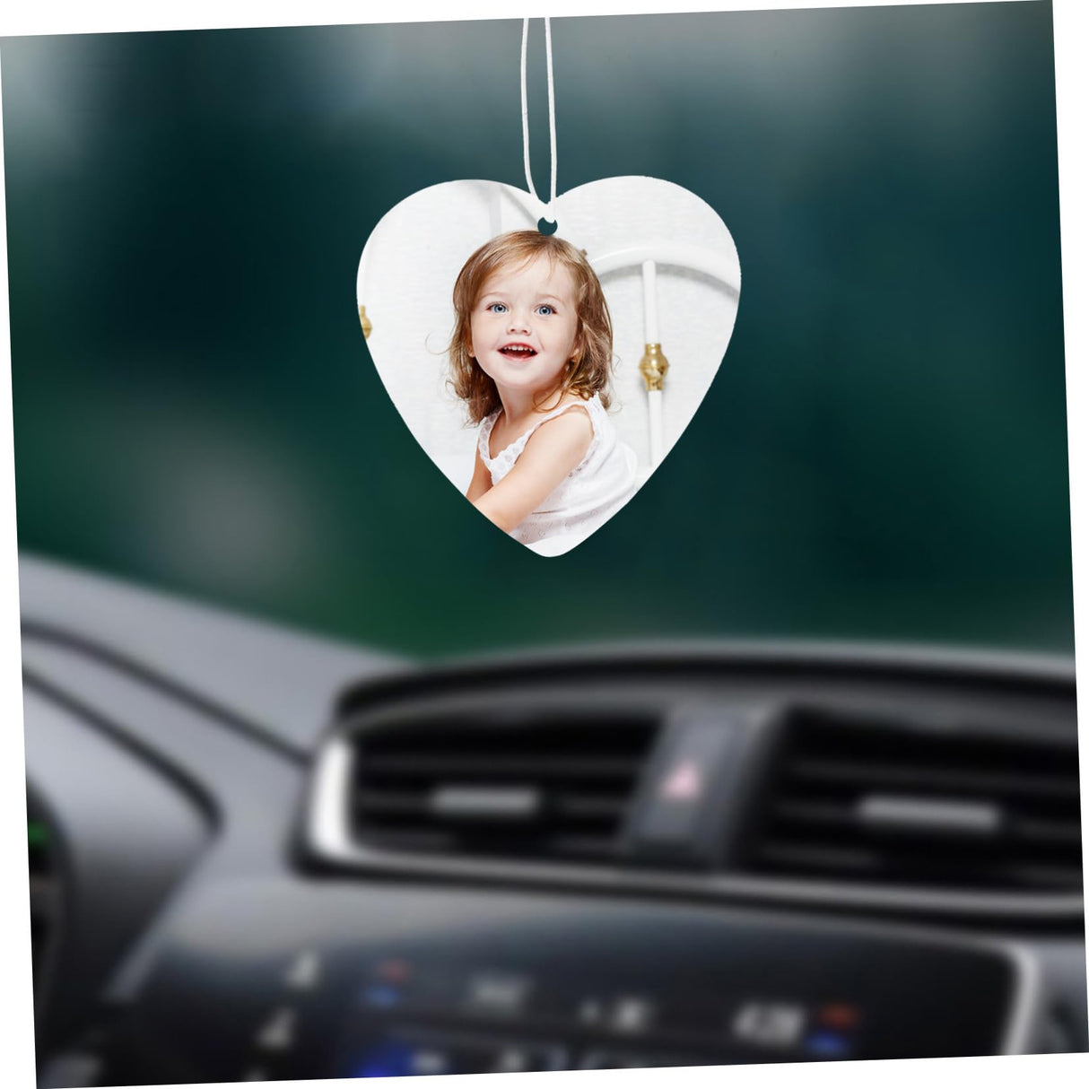 SUPVOX 1 Set Felt Aroma Diffuser Heat Transfer Felt Sublimation Blank for Sublimation Heart Sublimation Air Freshener Sublimation Ornament Blanks Decorate Love SUPVOX