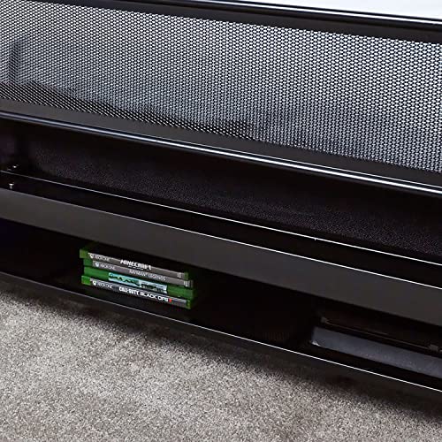 X Rocker Basecamp Full Size Gaming Bed, Rotating TV Mount with Vented Console Storage, Metal Mesh Frame with Slats, Amazon Exclusive, Black X Rocker