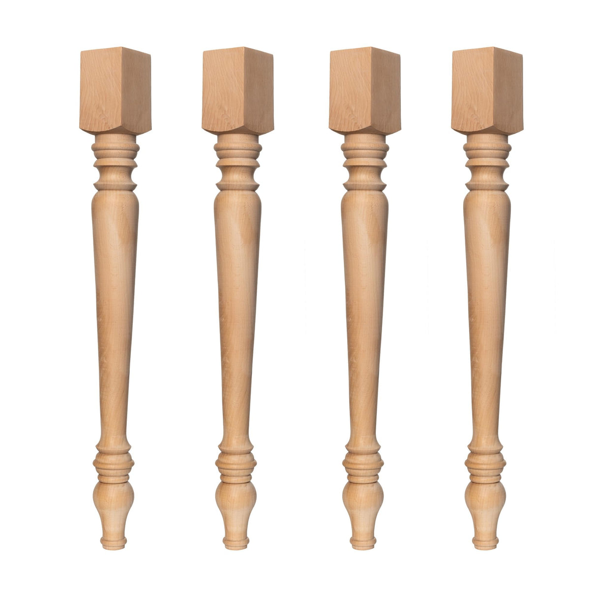 Unique Table Leg, Beech Custom Wood Leg, End Table leg, Mid Century Wooden Leg, Replacement Wood Leg (32 Inch / 80 cm) Generic