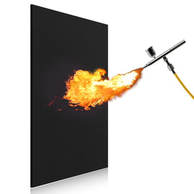 FLASLD Welding Blanket Fireproof Mat Heat Resistant Material Up To 1800°F Flame Retardant Fabric Carbon Felt for Grill Stove Pit Soldering Welders Plumbers (18×24 inch)