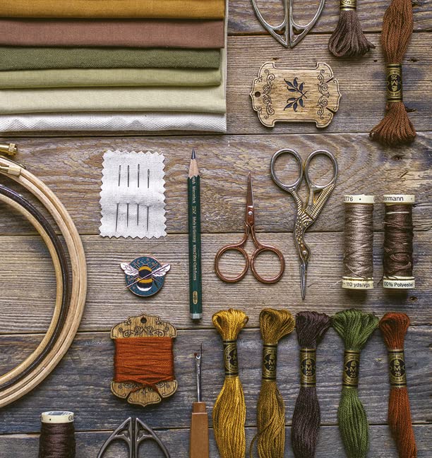 Paint with Thread: A step-by-step guide to embroidery through the seasons WoodArtSupply