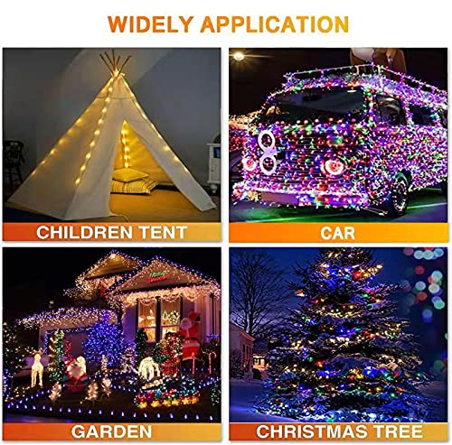 SUVEUS Trampoline Lights, Waterproof LED Lights for 16Ft 15Ft 14Ft 12Ft 10Ft Trampoline, 16 Colors Change with Remote and App Control, Sync up to Music, Super Bright for Kids to Play at Night SUVEUS