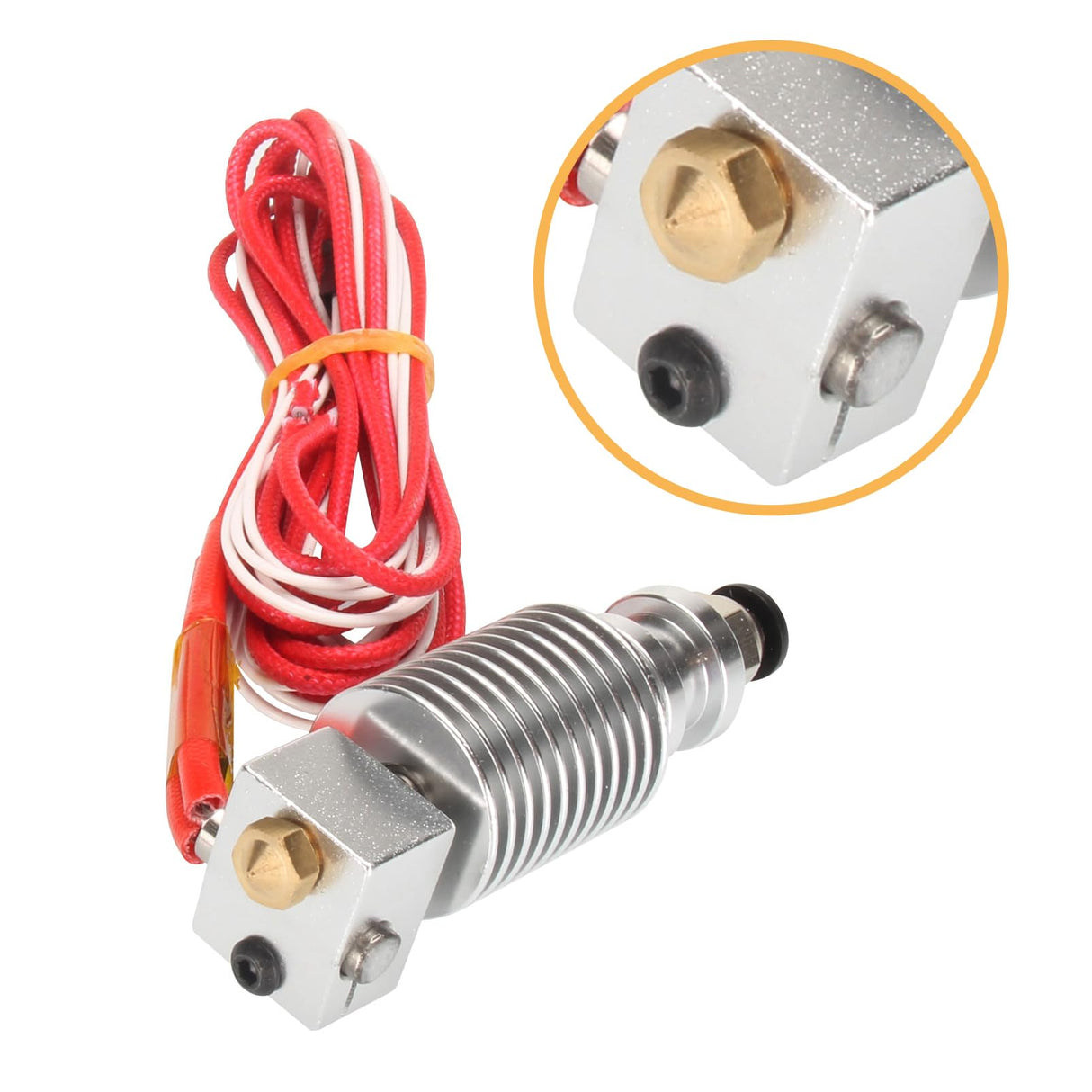 LANKEGU 15PCS Brass Nozzles Kit for Anycubic Kobra, 3D Printer 7PCS 0.4mm Nozzles and 2PCS 0.2mm, 0.6mm, 0.8mm, 1.0mm Brass Nozzles Kit for Anycubic Mega, Mega X, Chrion, Kobra, Kobra Neo LANKEGU