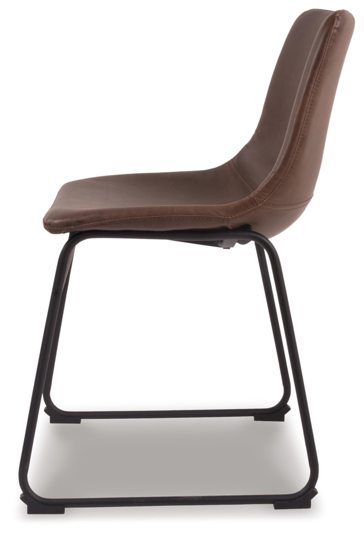 Signature Design by Ashley Mid Century Centiar 18.75" Dining Bucket Chair, 2 Count, Black and Brown Signature Design by Ashley
