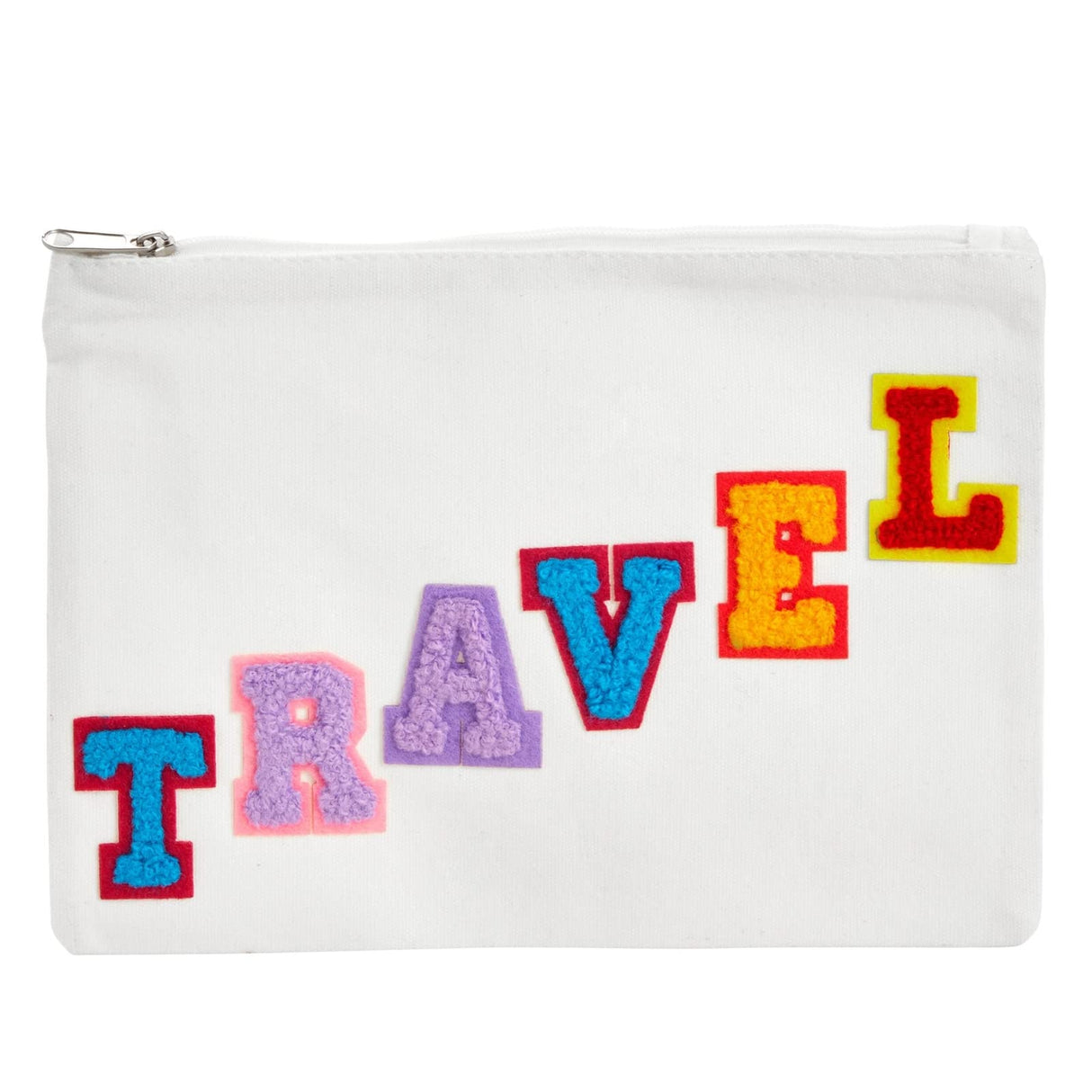 Juvale 12-Pack Bulk Blank Canvas Zipper Pouch Set, 8x6 Canvas Pencil Pouch with Zipper for Cosmetic & DIY Crafts, Pens, Markers, Scissors, Makeup Brushes, Lip Gloss, Hair Clips Juvale