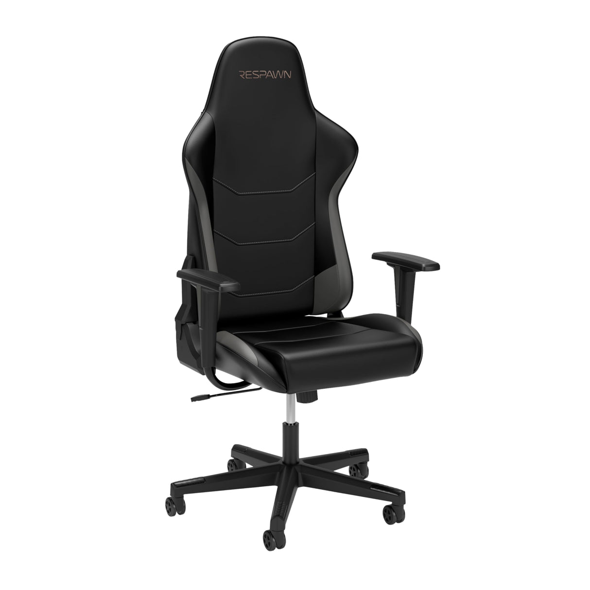 RESPAWN 110 Gaming Chair - Gamer Chair PC Computer Chair, Ergonomic Gaming Chairs, Office Chair with Integrated Headrest, Gaming Chair for Adults 135 Degree Recline with Angle Lock - Gray RESPAWN