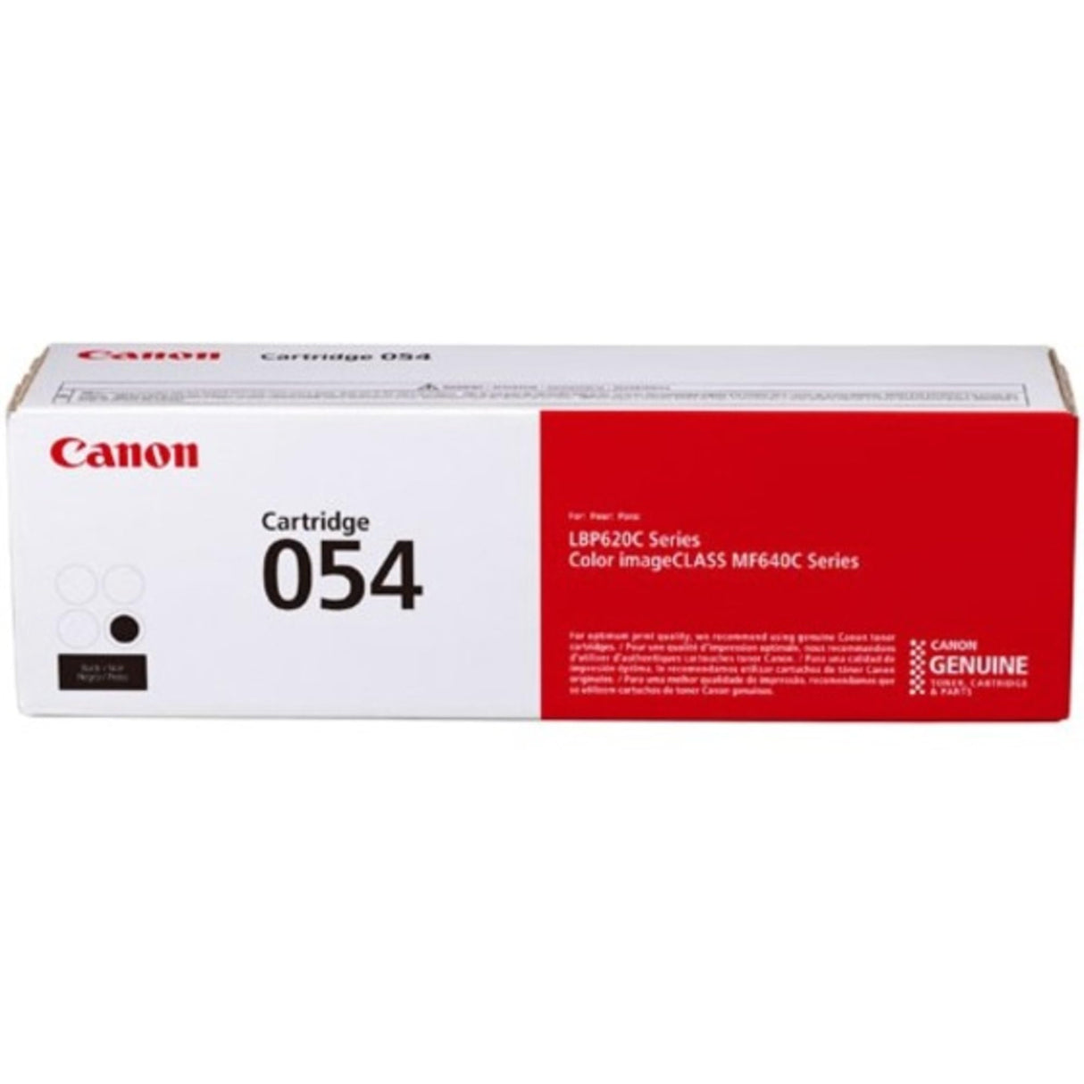 Canon Genuine Toner, Cartridge 054 Black (3024C001) 1 Pack Color imageCLASS MF641Cdw, MF642Cdw, MF644Cdw, LBP622Cdw Laser Printers Canon