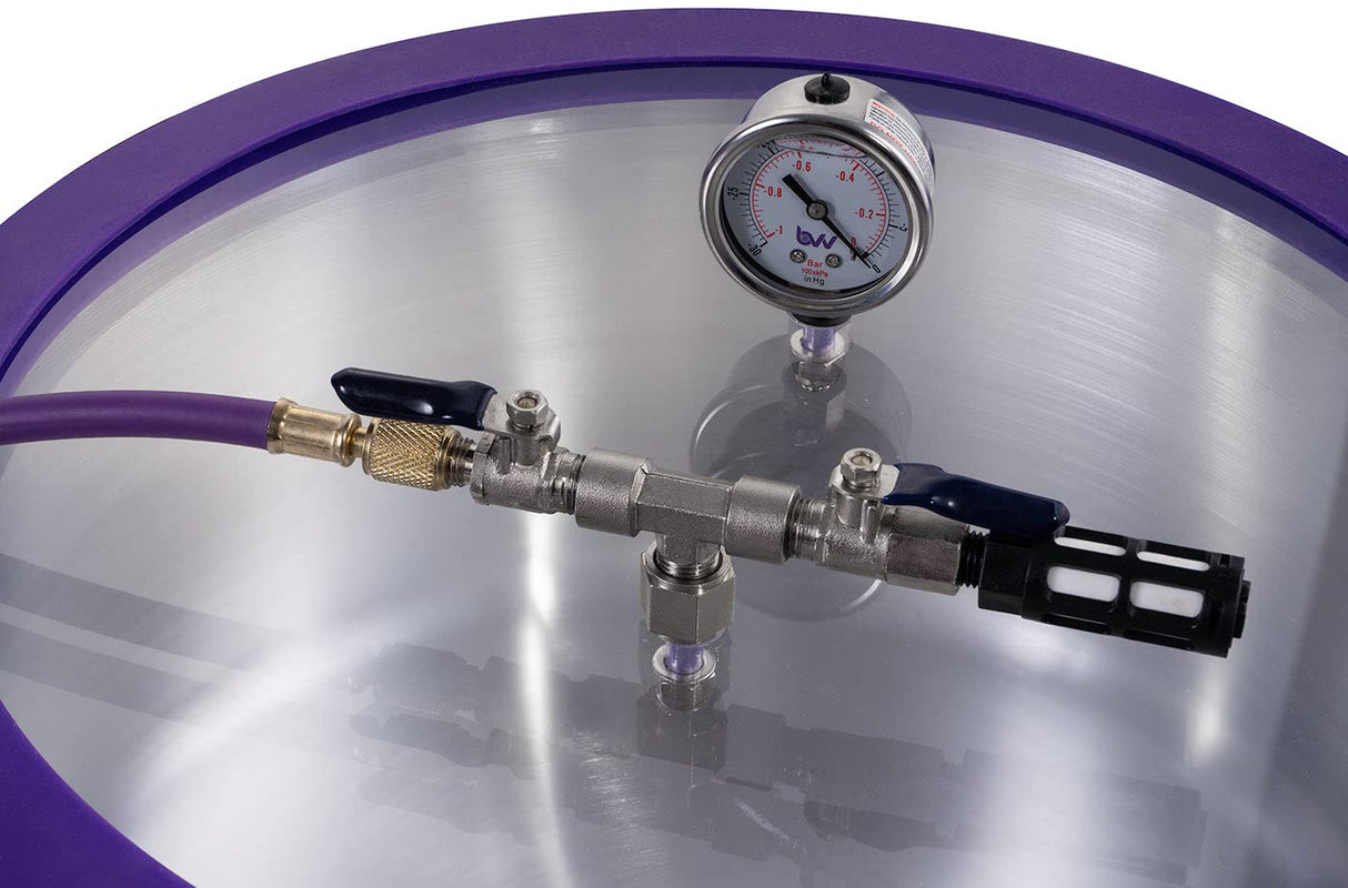 BVV 3 Gallon Wide Stainless Steel Vacuum Chamber BEST VALUE VACS