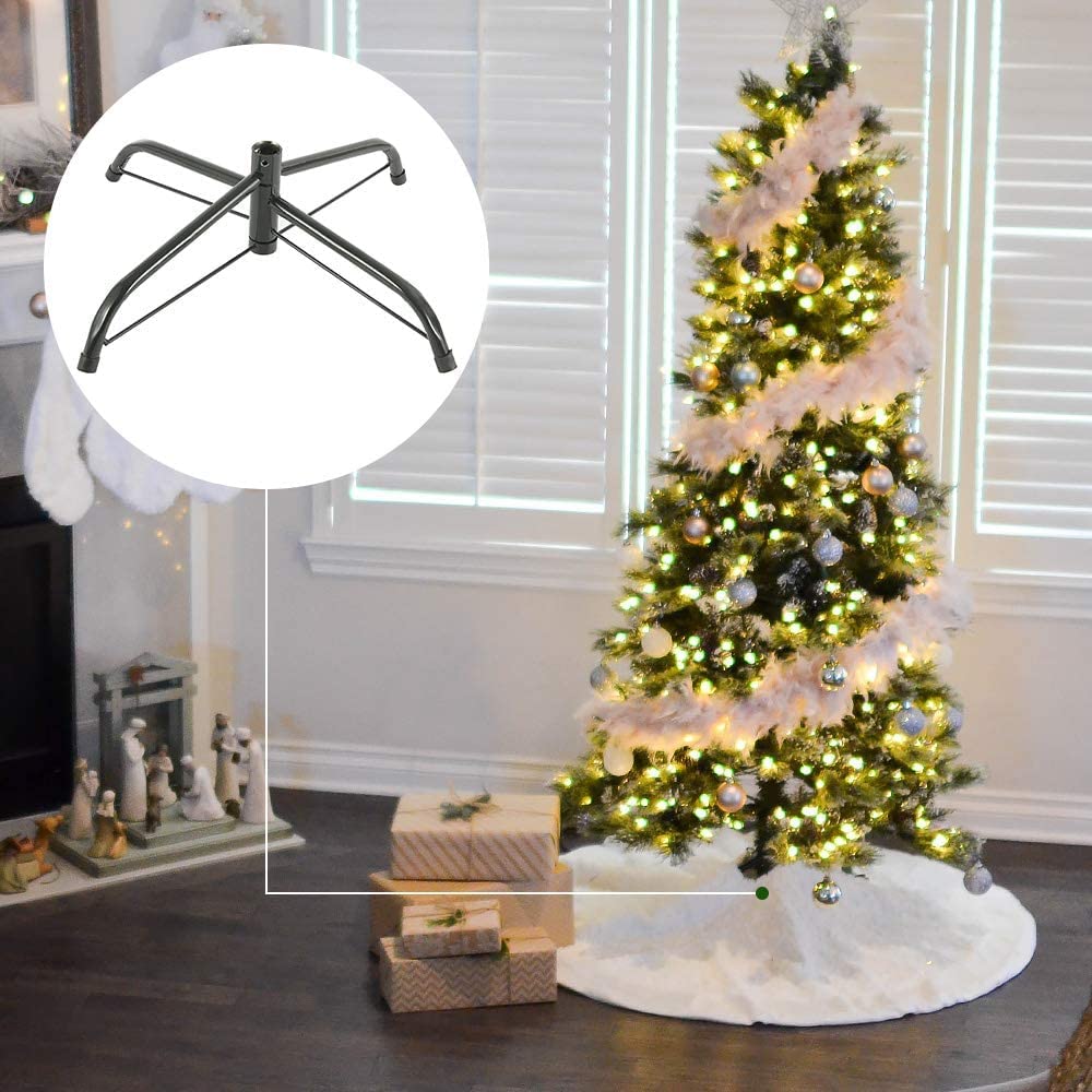Christmas Tree Stand for Artificial Trees, Tree Stand, Suitable for Artificial Trees Ranging From 4 Feet to 6 Feet, Tree Stand for Artificial Tree, Christmas Tree Legs Replacement Plastic, 40cm YEYUXWT