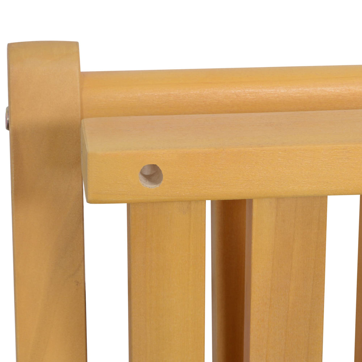 Outsunny Portable 4FT Wooden Garden Bench for Two with Backrest and Armrests Outsunny