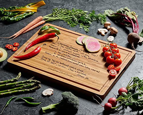 Personalized Handwritten Recipe Cutting Board, Recipe Engraved, Mothers Day Gift, Grandmas Handwriting, Gift For Mom, Grandma, Nana GIFTS TO ENGRAVE