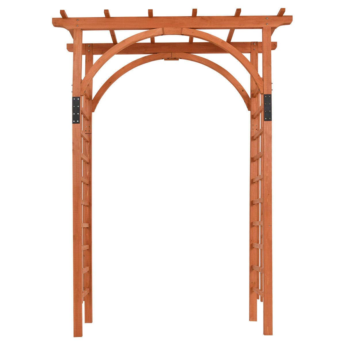 Classic Style Seedling Soar Master Cedar Wooden 63"x23.5"x84.5" Superior Outside Arbor Arch Pergola Trellis Wood Garden Yard Lattice ANA Store