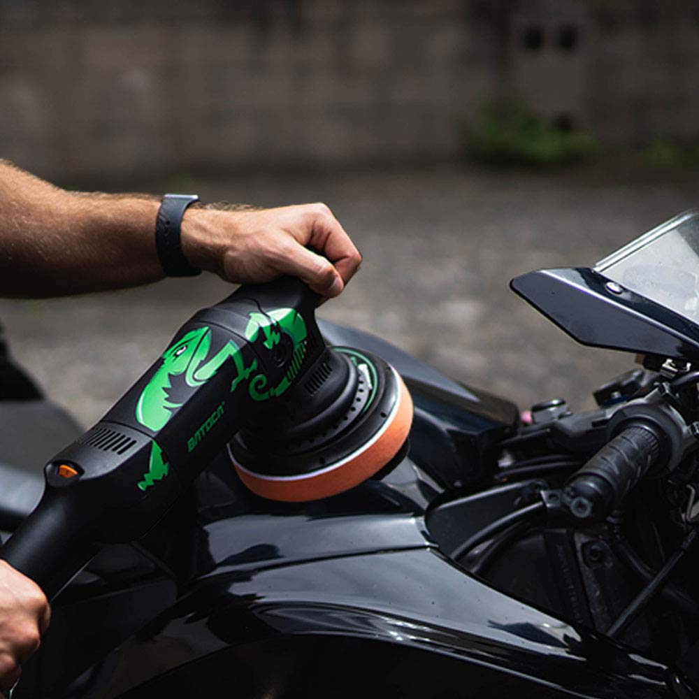 BATOCA Dual Action Polisher, Car Buffers and Polishers, 6 Inches and 700w Random Orbital Polisher, 6 Variable Speed da Polisher with Polishing Pads for Waxing,Buffing,Sanding BATOCA