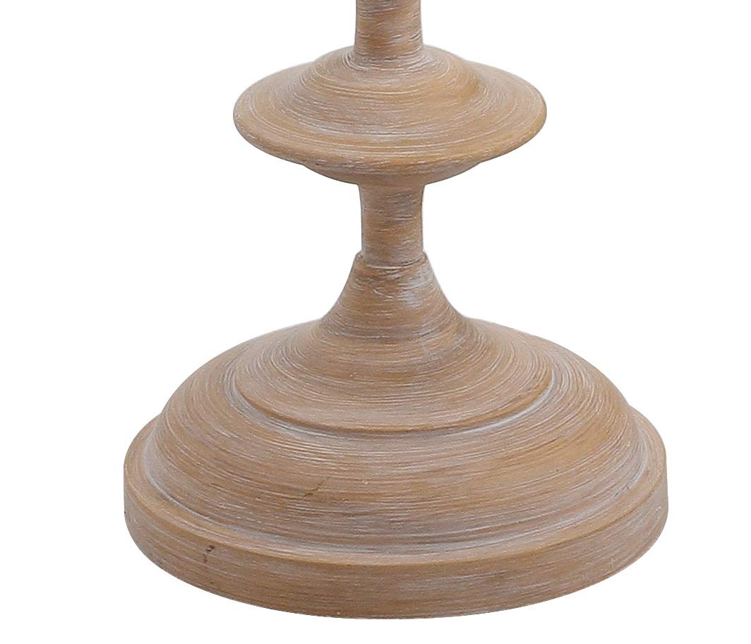 JONATHAN Y JYL3061A Aldrin 63.5" Resin LED Floor Lamp, Traditional, Transitional, Office, Living Room, Family Room, Dining Room, Bedroom, Hallway, Foyer, Brown Wood Finish JONATHAN Y